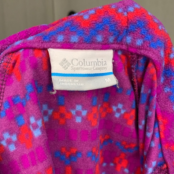 COLUMBIA Multicolored Half Zip Pullover - Picture 8 of 8